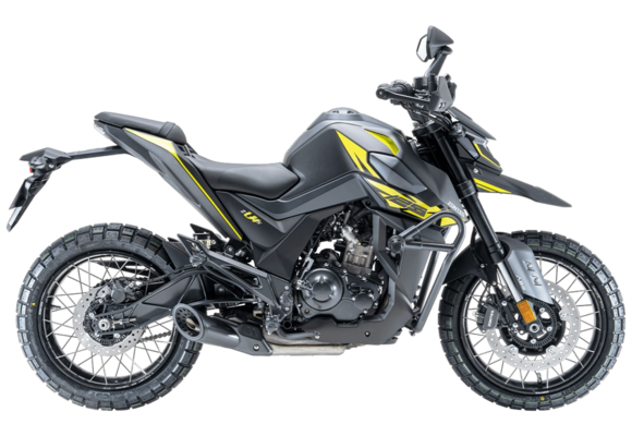 Мотоцикл ZONTES ZT200-U1 (4T ZT163ML EFI) 17/17 (2025 г.) серебряный/желтый pitbikemarket.ru