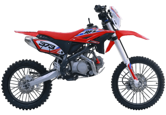 Питбайк Apollo RFZ Y 150X-LE, 19/16, 2024 (Красный) (фара, электростартер) pitbikemarket.ru