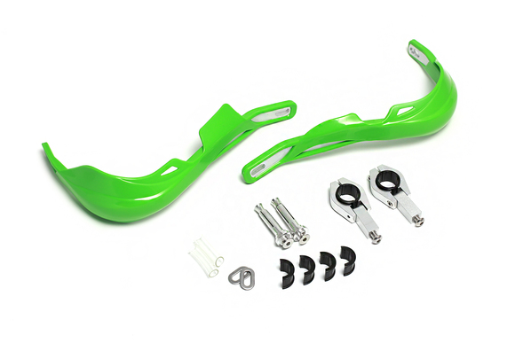 Защита рук эндуро мотоцикла HP03 28mm (армированные, пара) OTOM зеленые pitbikemarket.ru