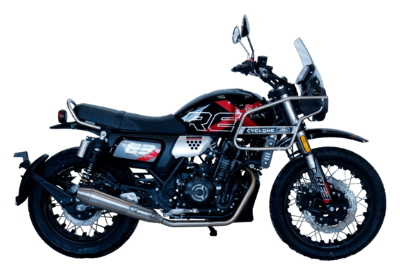 Мотоцикл CYCLONE RE3 Scrambler (SR400-A) 2024 Черный pitbikemarket.ru