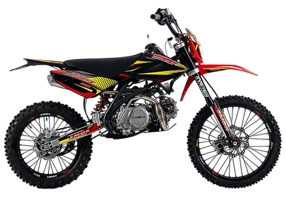 Питбайк TMBK Pitster SP1 Biggy (19/16) Red Yellow pitbikemarket.ru